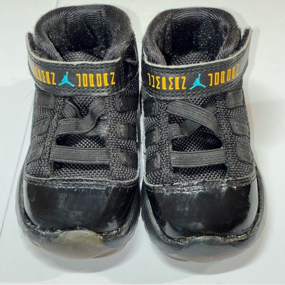2013 Nike Air Jordan 11 Retro TD Gamma Blue Black Size 4C Baby Toddler